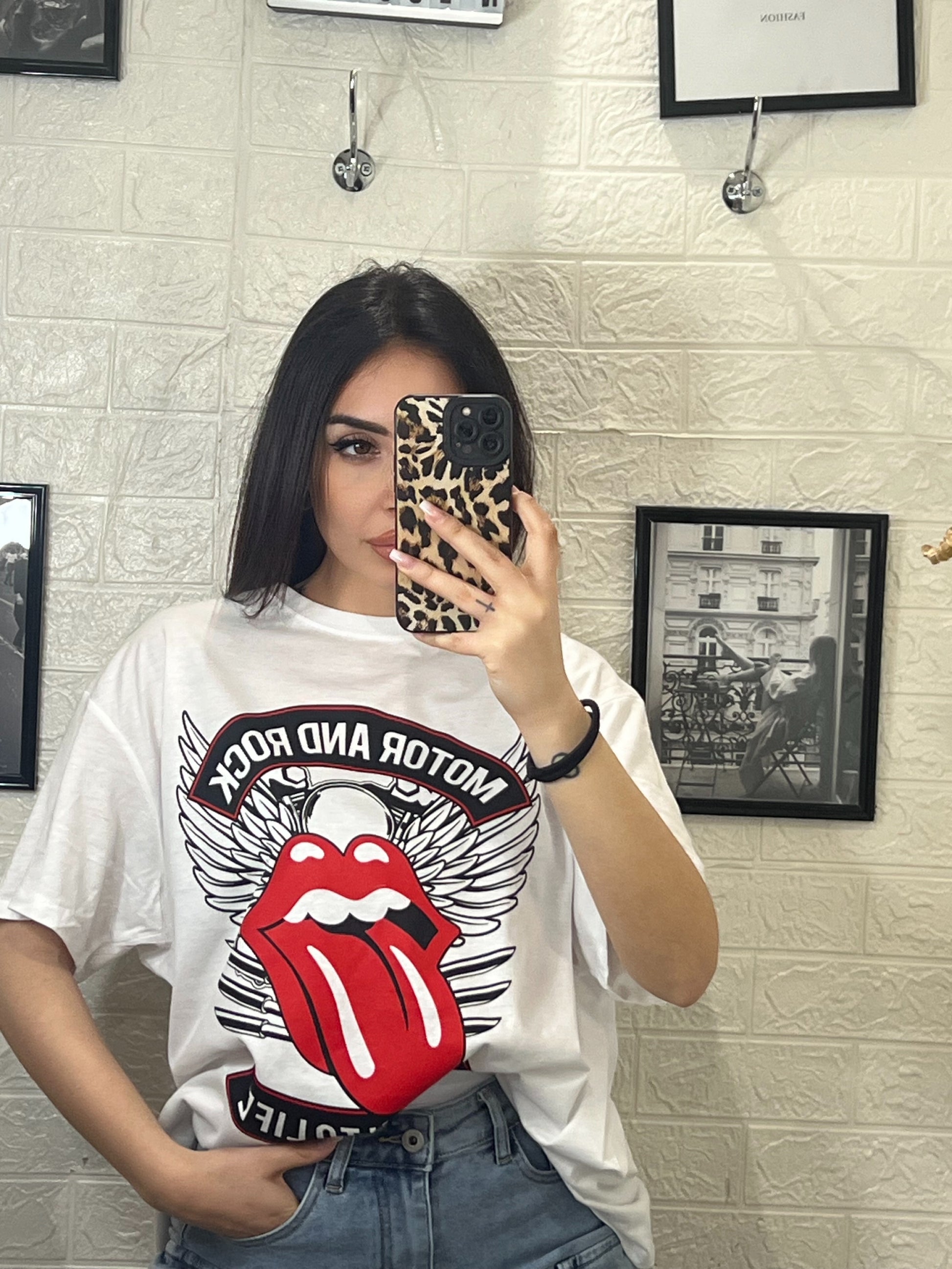 T-shirt linguaccia