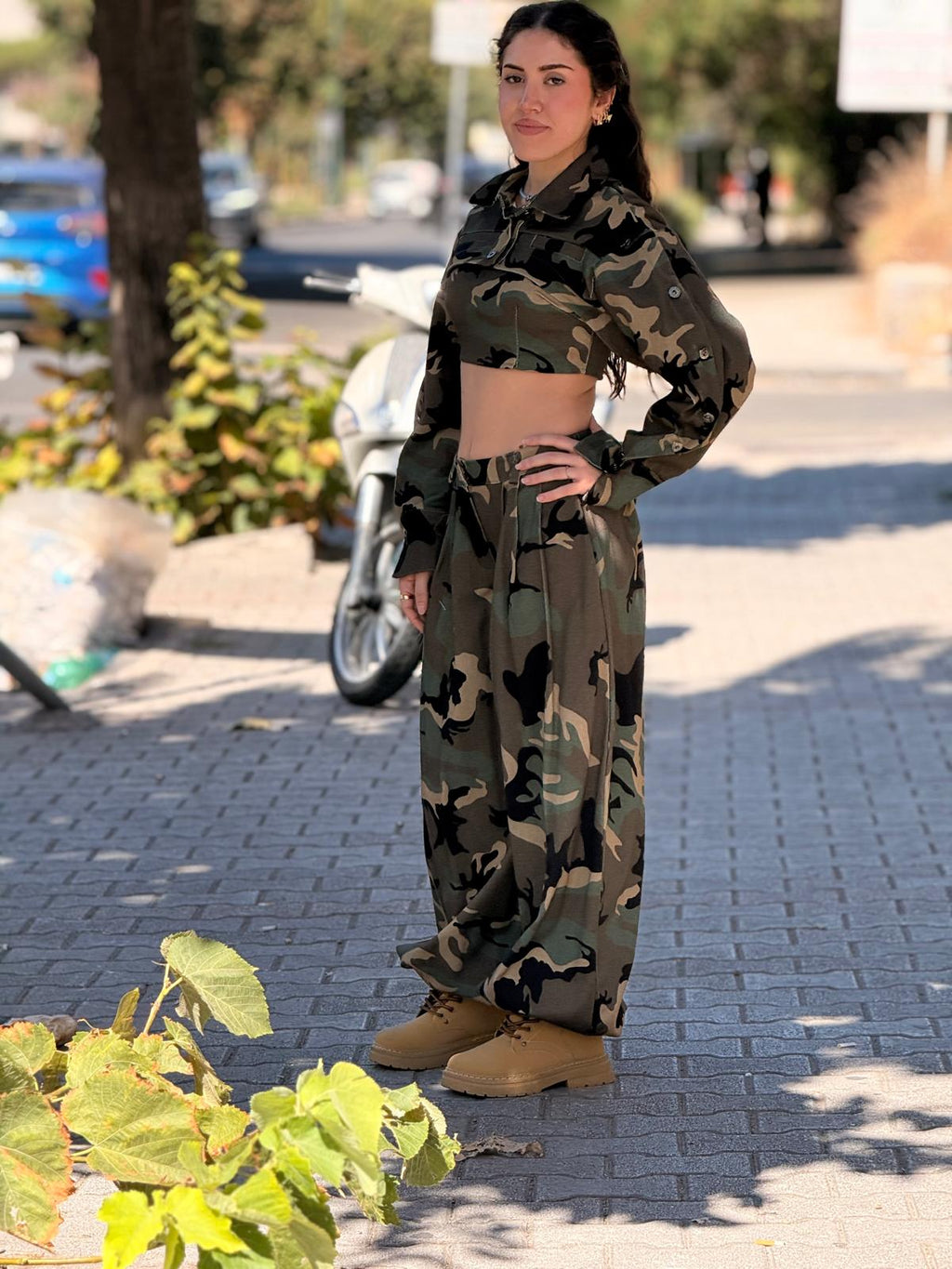 COORDSET 3 PEZZI CAMOUFLAGE