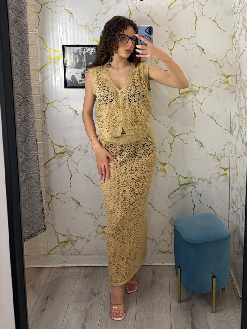 Coordset  Franca copricostume in filo