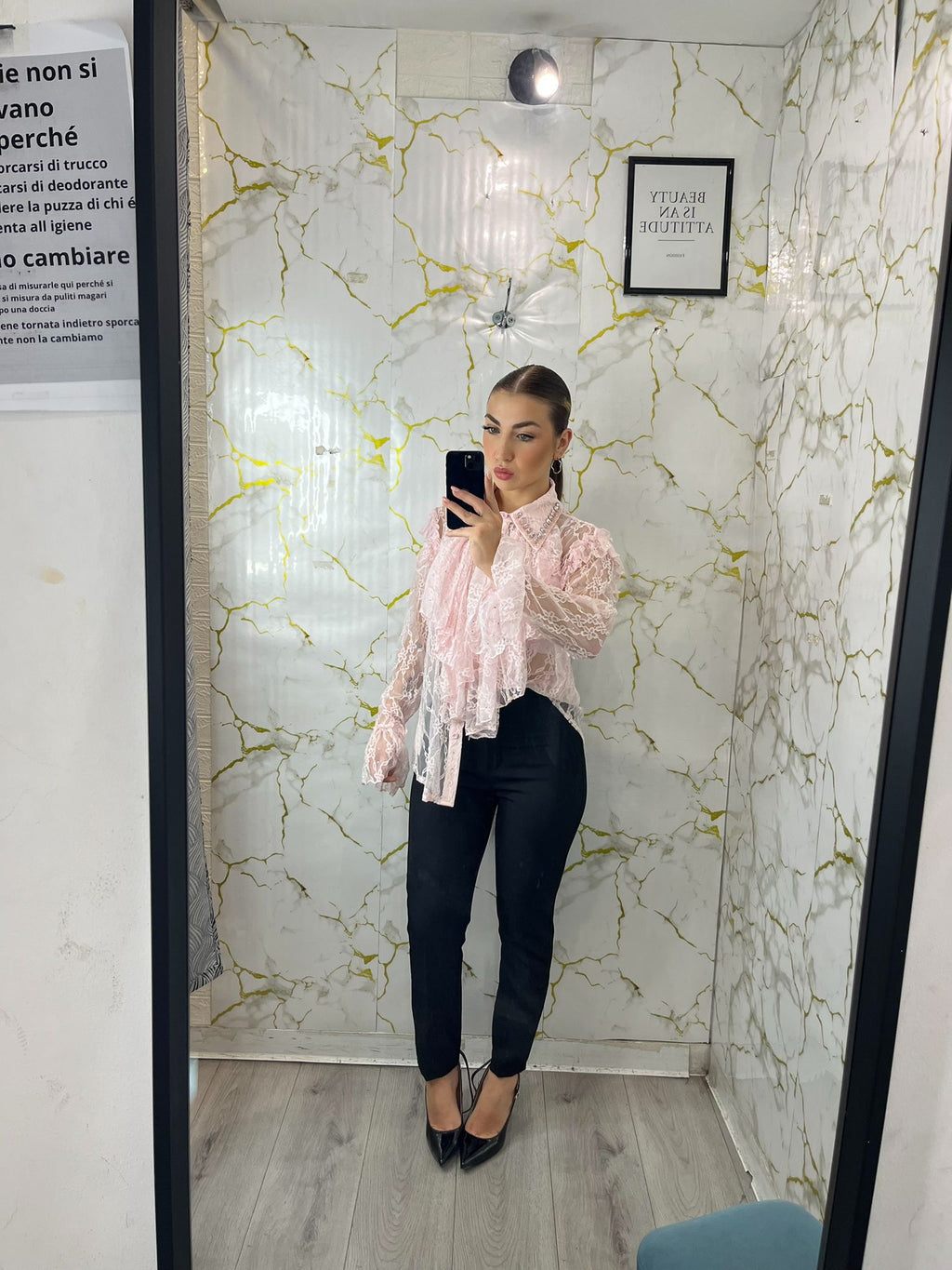 camicia pink Mony