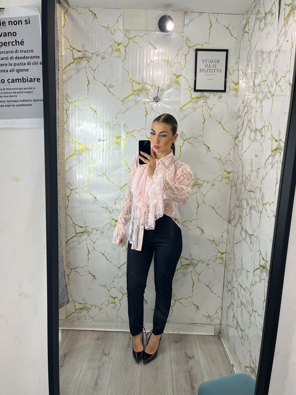 camicia pink Mony