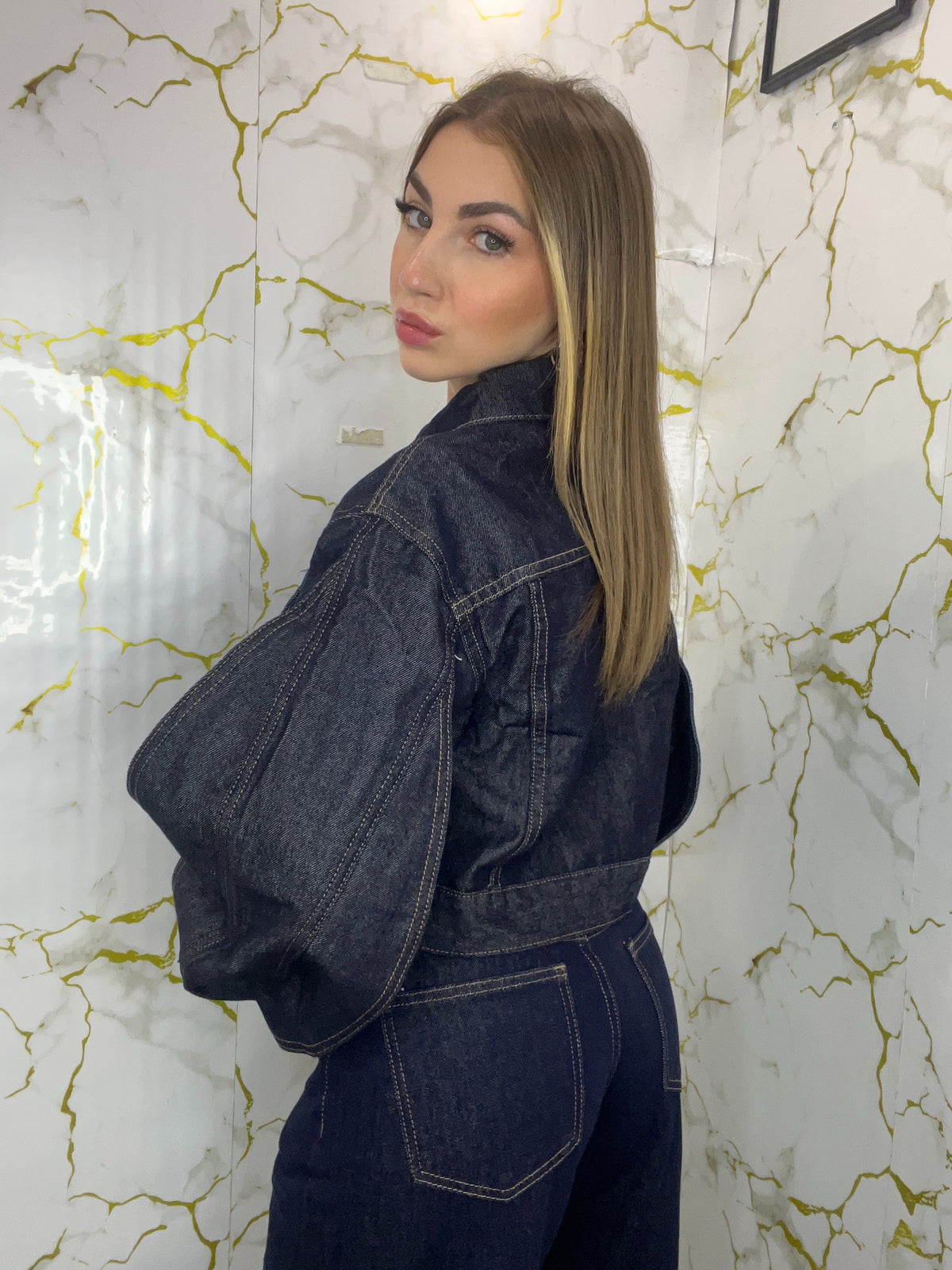 GIACCADI JEANS CROP