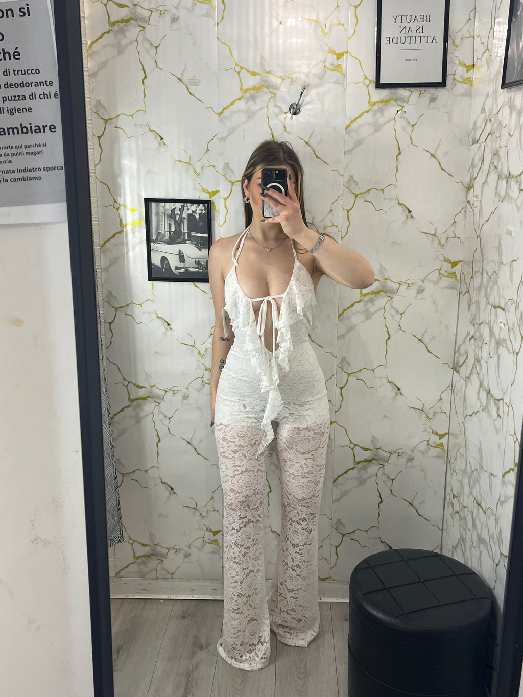 Jumpuisite in macramé Elvira