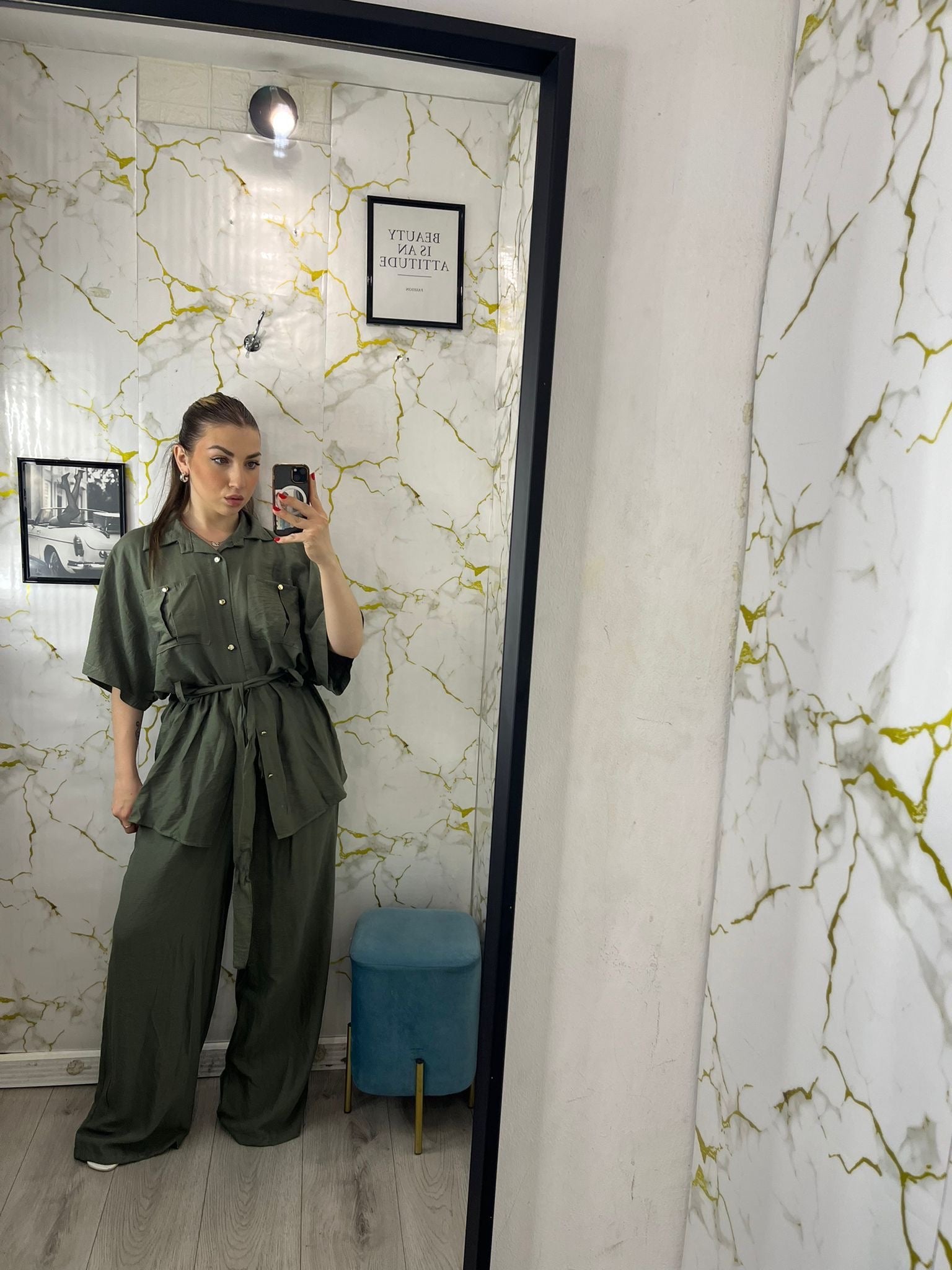 Cordeset Camicione e cinta  oversize