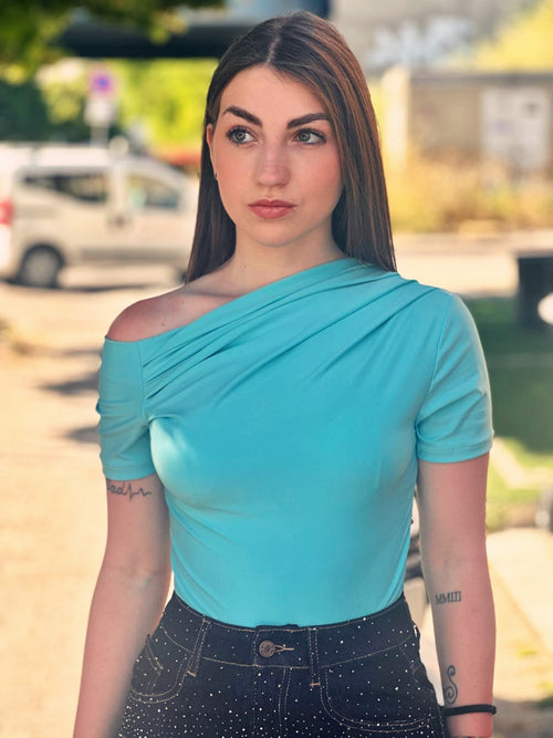 Body kim scollo asimmetrico