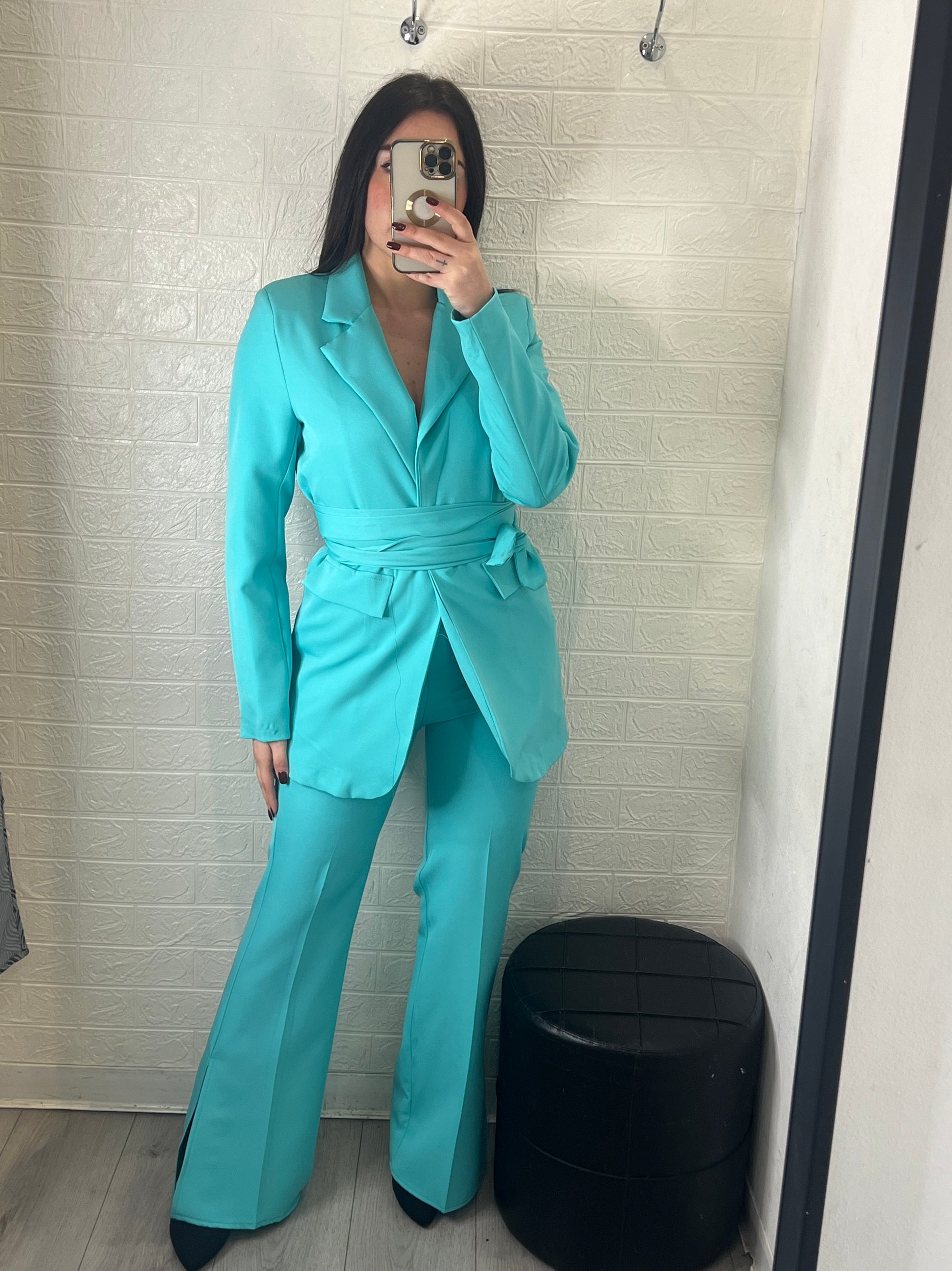 Tailleur con cinta