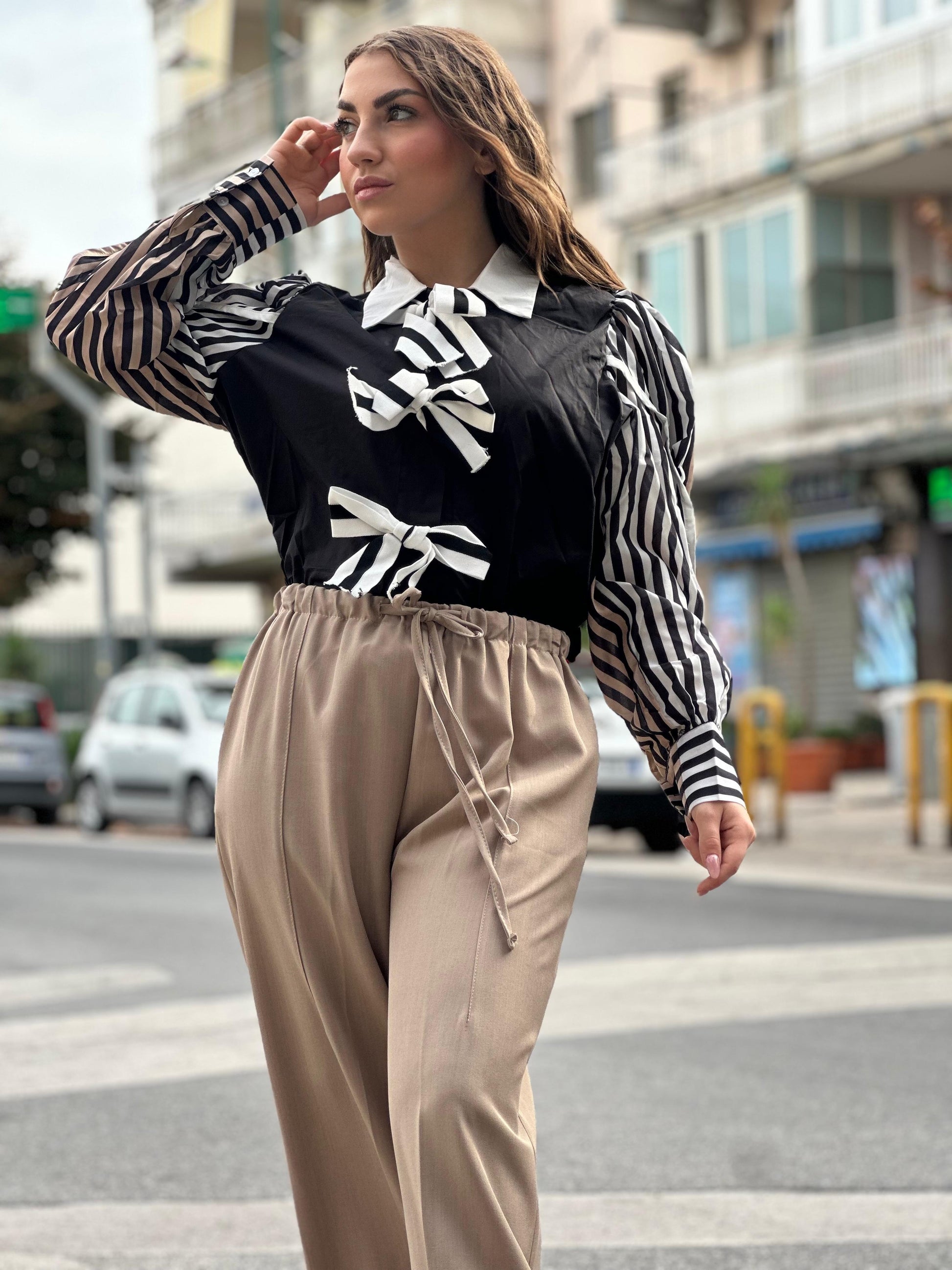 Camicia fiocco