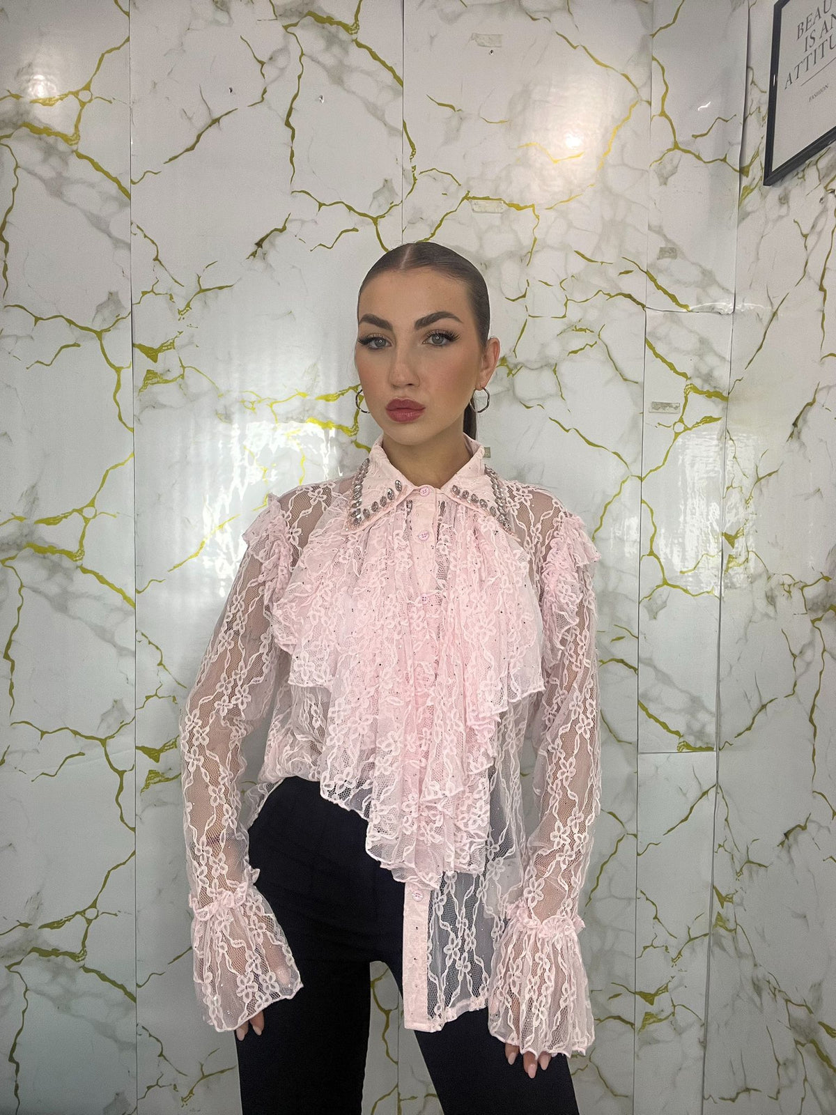camicia pink Mony