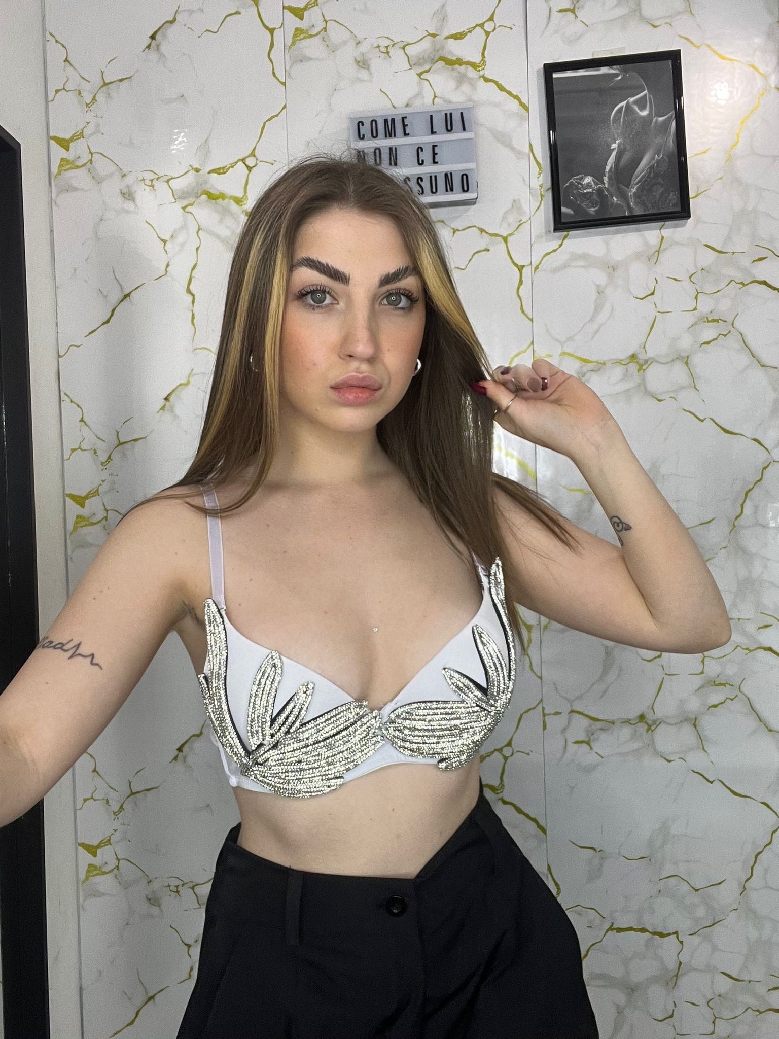Bralette strass