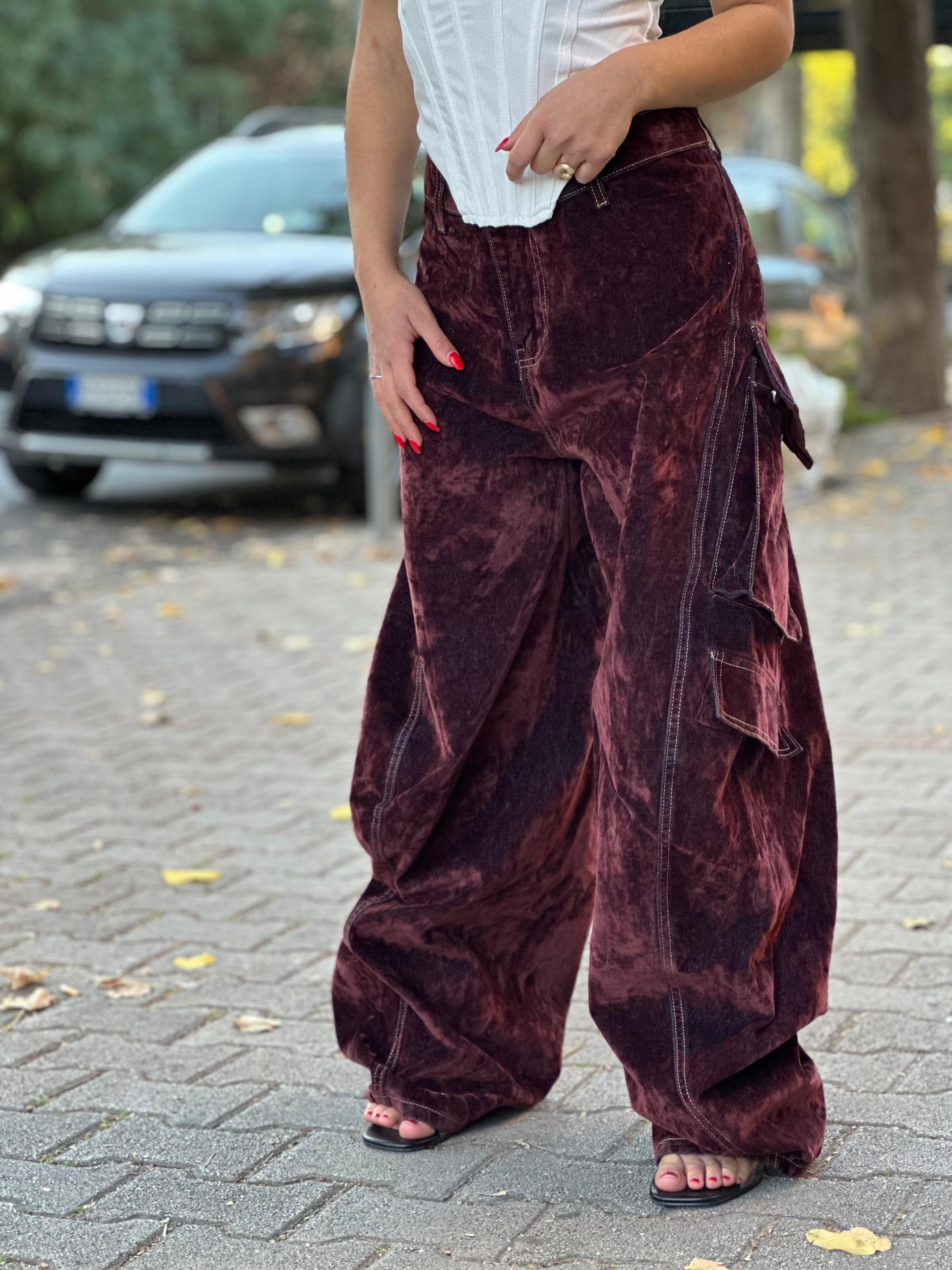 Jeans in velluto