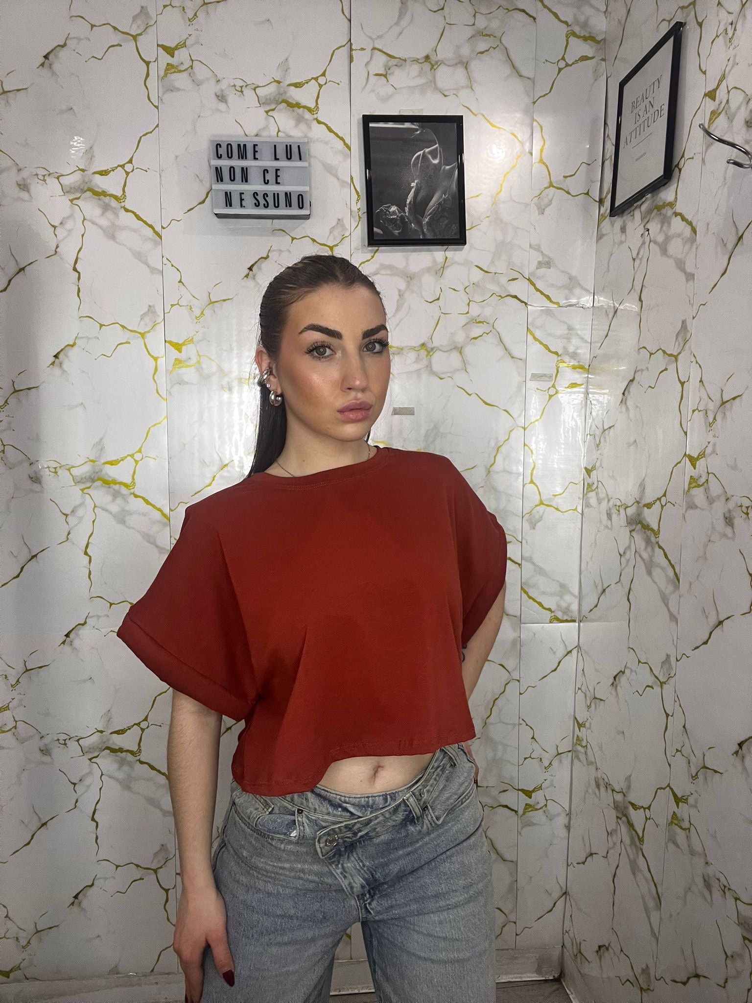 Maglia con risvolto