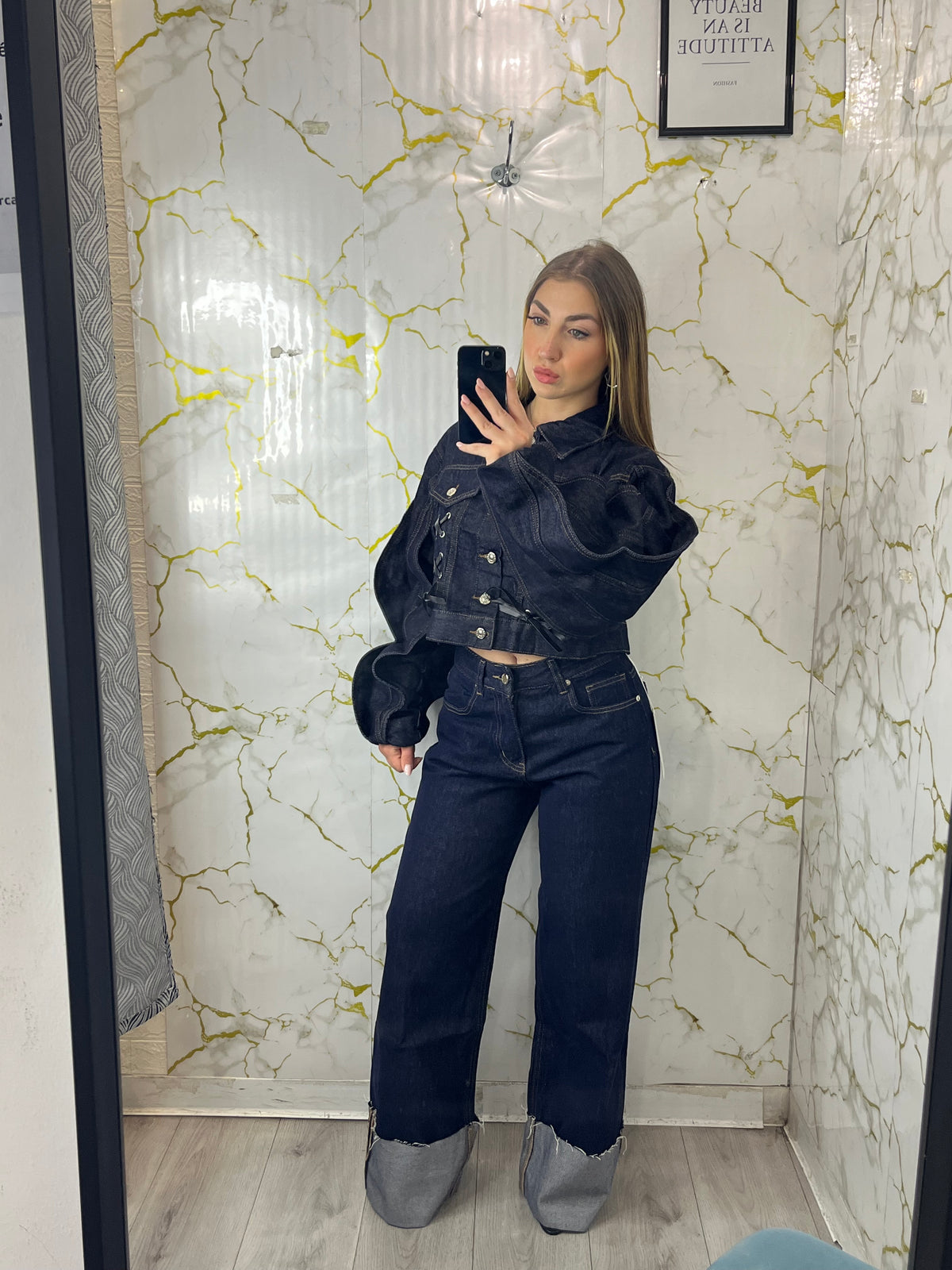 GIACCADI JEANS CROP