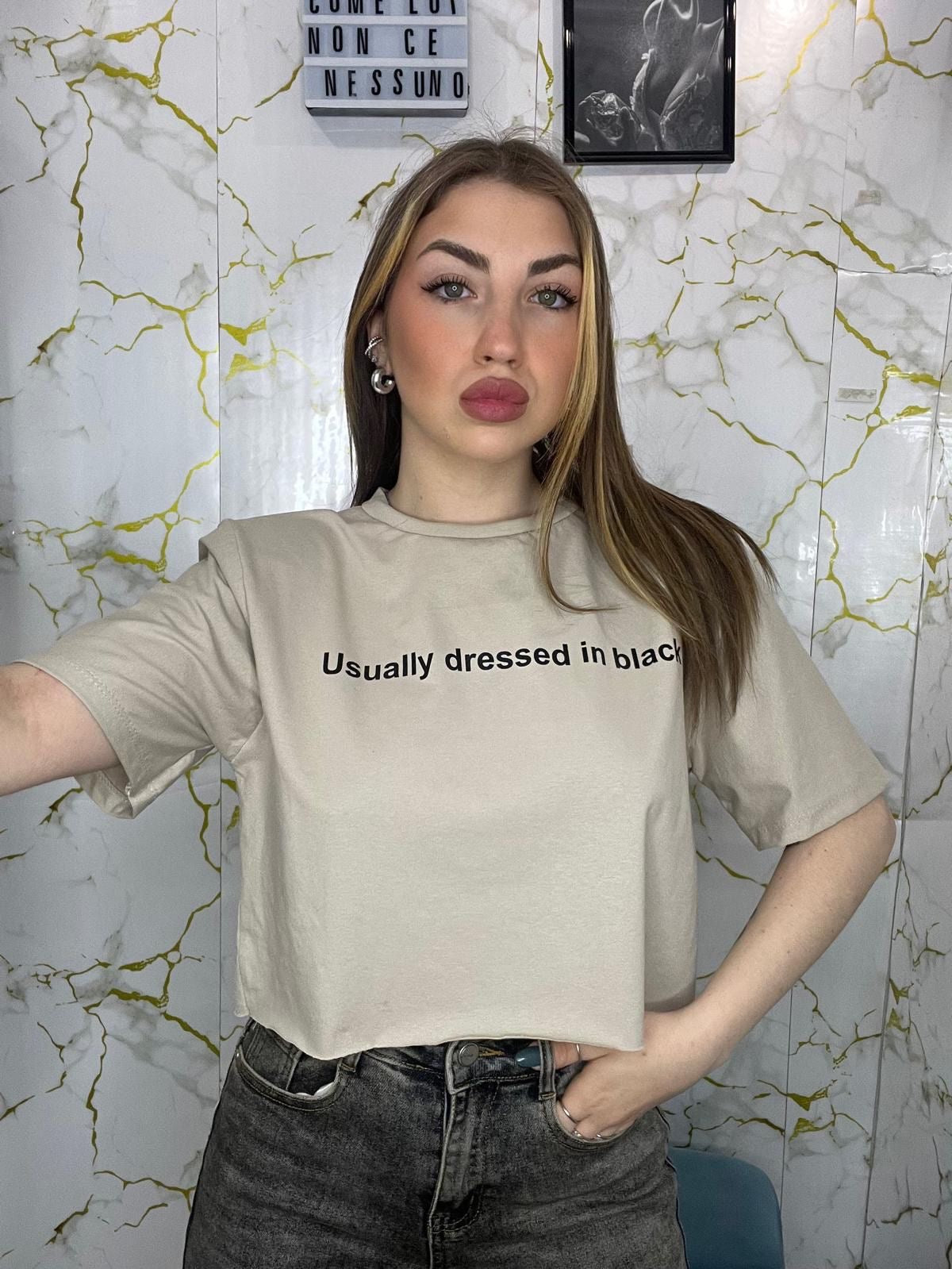 Maglia crop usually