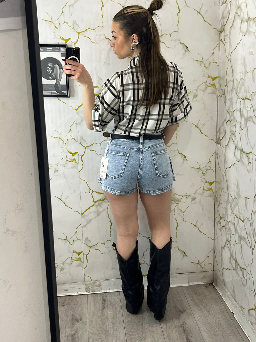 Shorts cargo con cintura
