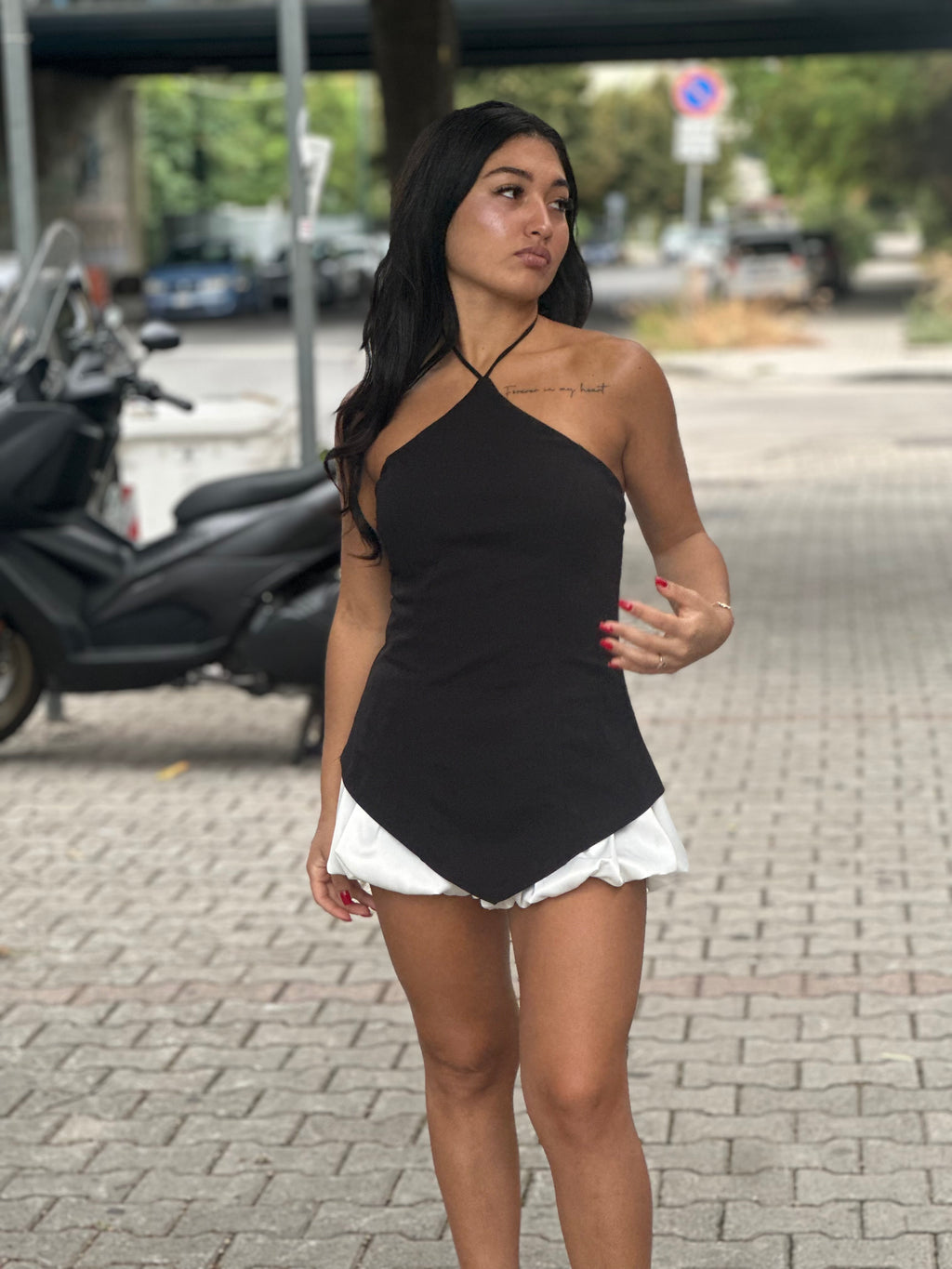 Dress effetto balloon