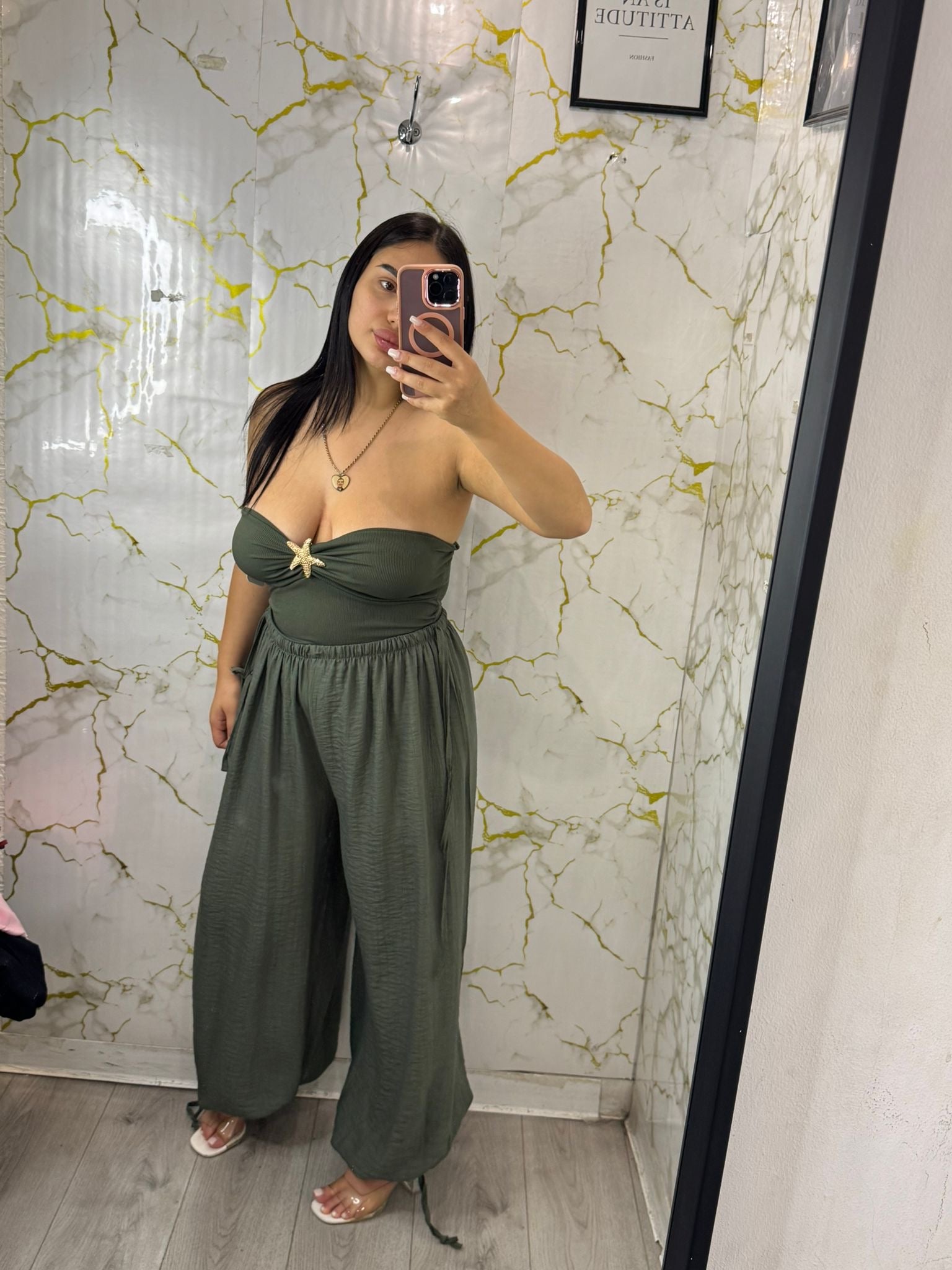 Pantalone coulisse laterale