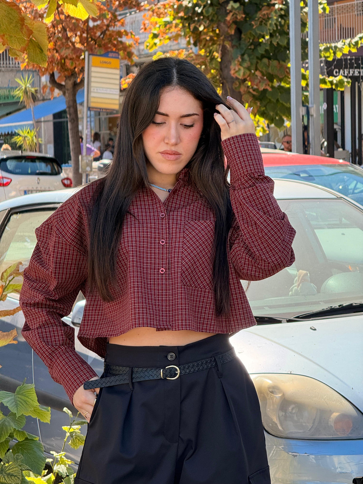 CAMICIA CROP JUSTWEST