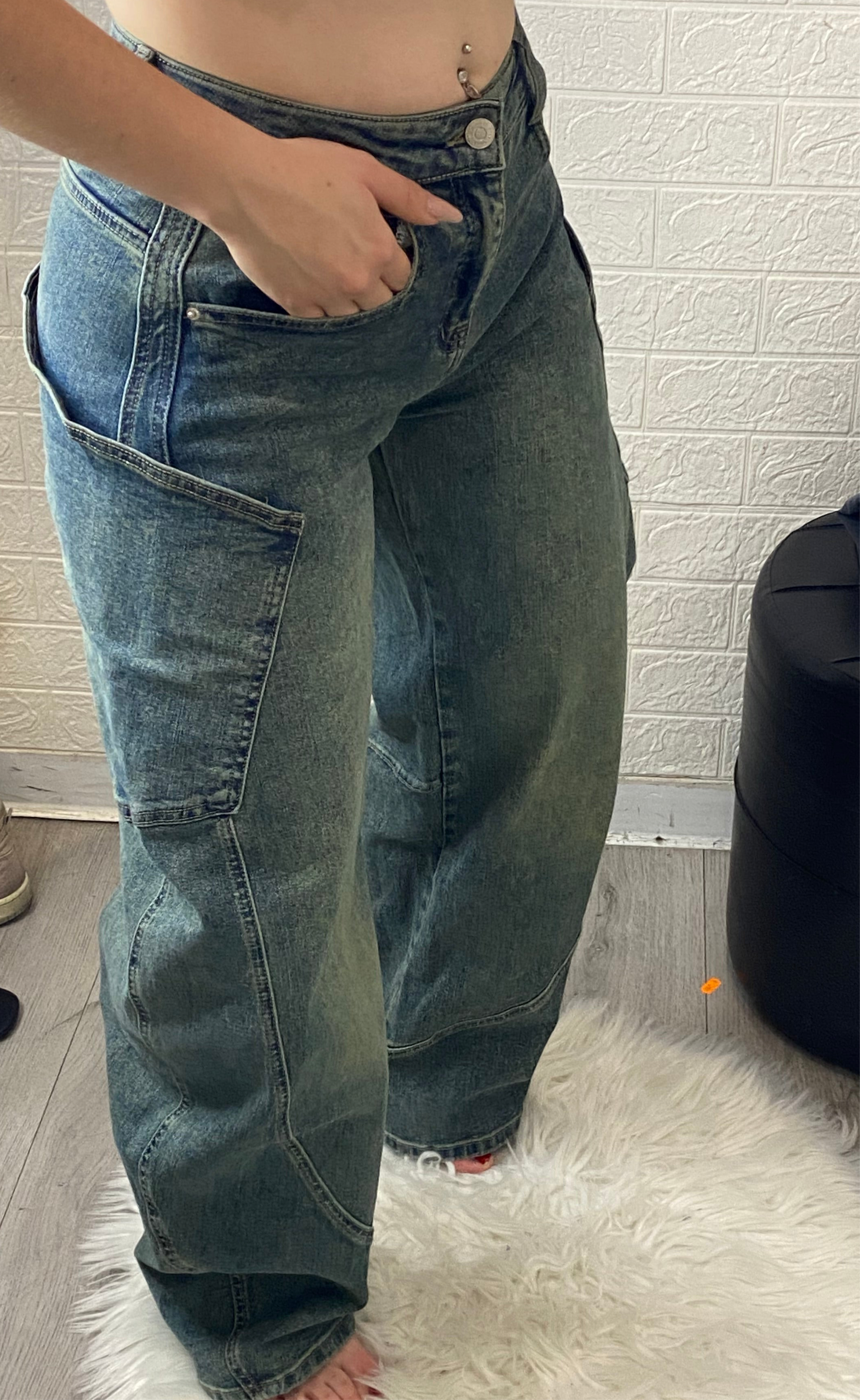 Jeans ballon sfumato