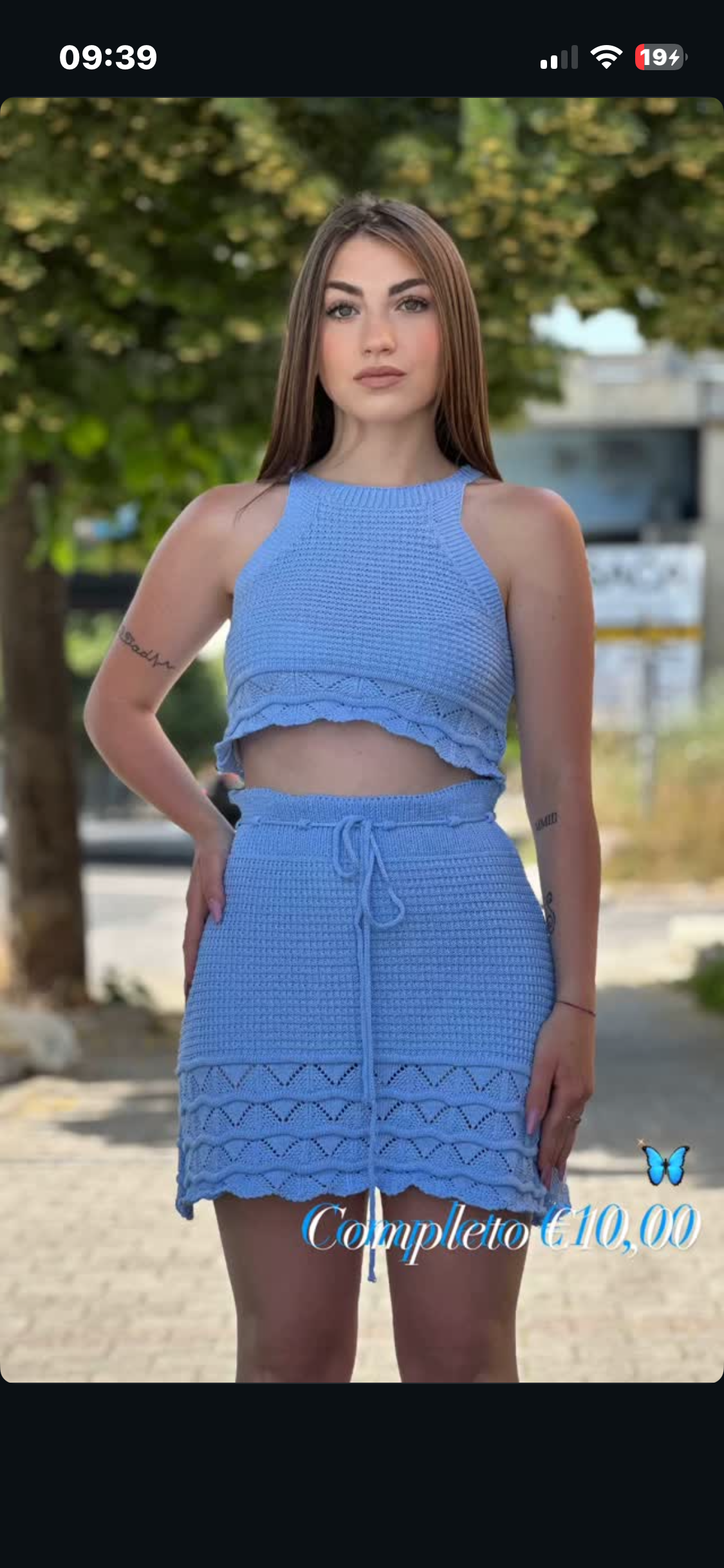 Coordinato in filo