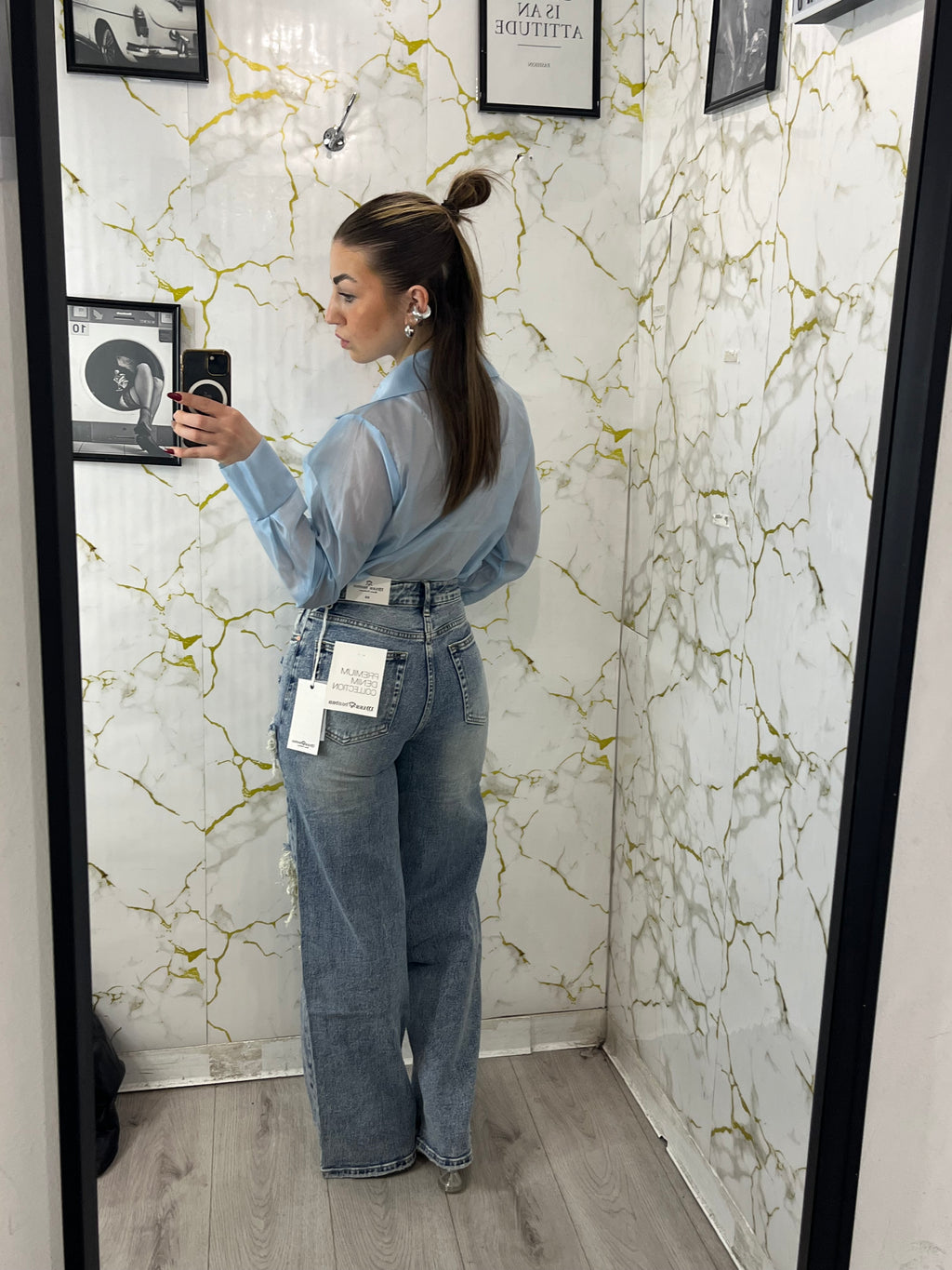 Jeans con Paillettes
