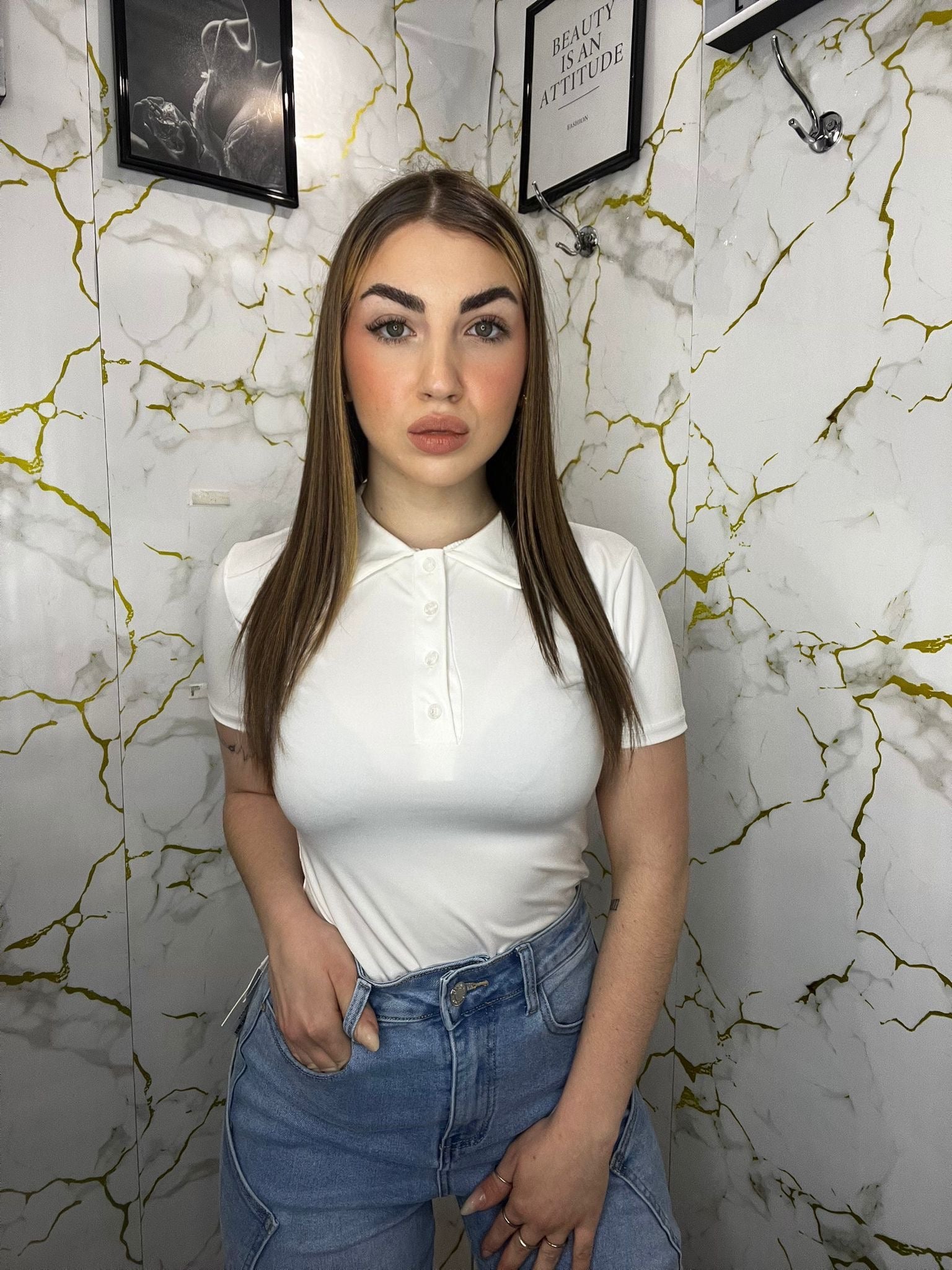 Body in lycra  modello Polo