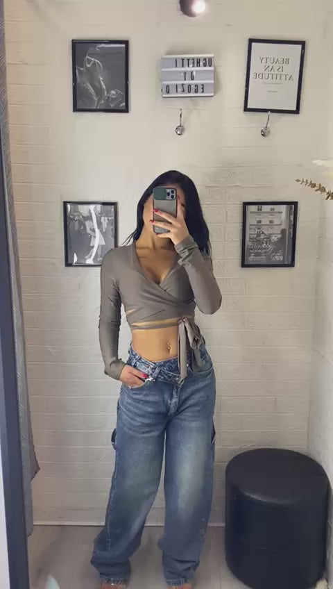 Jeans carpenter asimmetrico