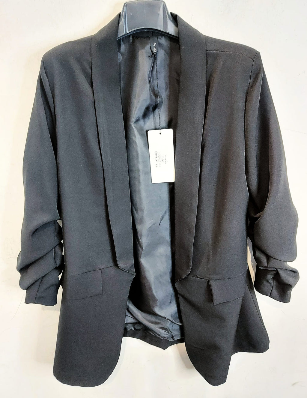 Blazer manica arricciata