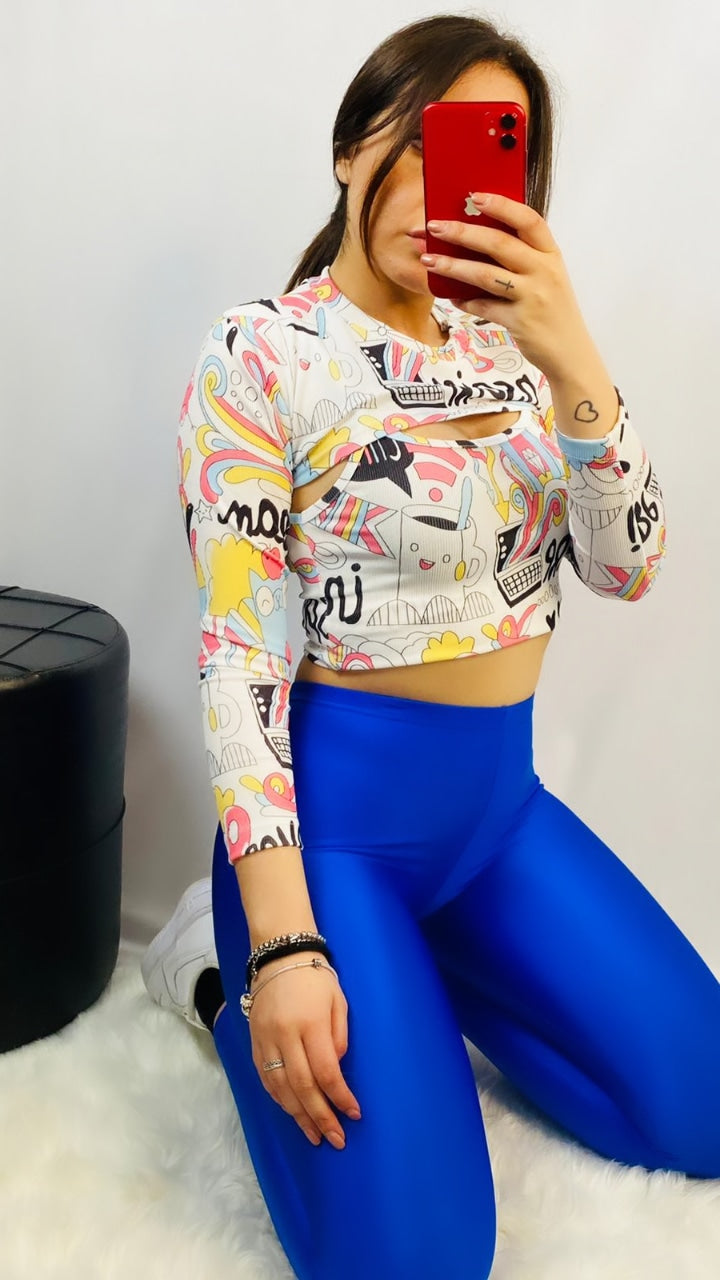 Leggins satinati